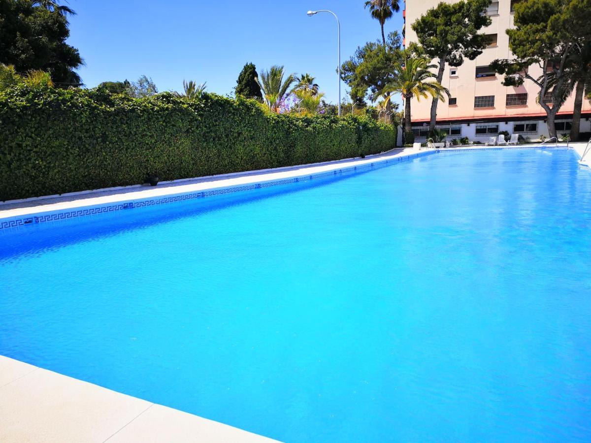 Espectacular Apartamento Malaga Playa Y Piscina Exterior foto